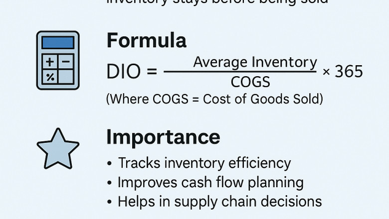 Days Inventory Outstanding (DIO): Meaning, Formula & Importance