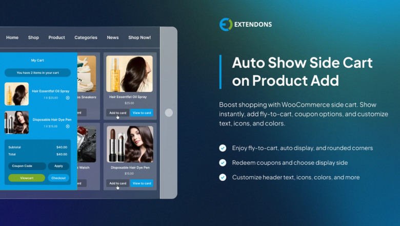 WooCommerce AJAX Mini Cart Plugin with Sticky Cart & Coupon Support