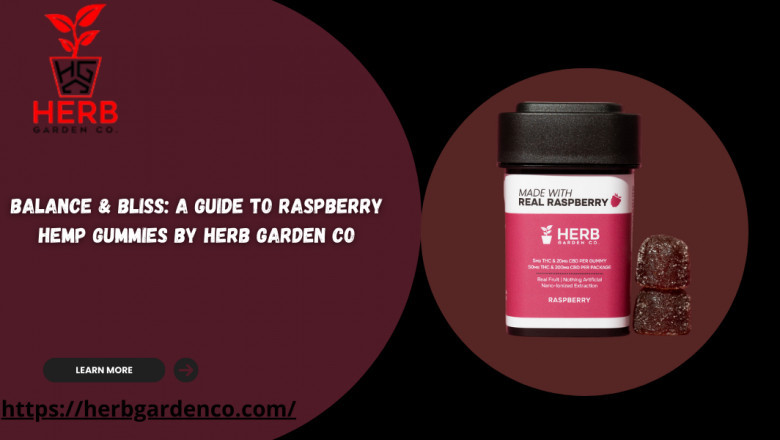 Balance & Bliss: A Guide to Raspberry Hemp Gummies by Herb Garden Co
