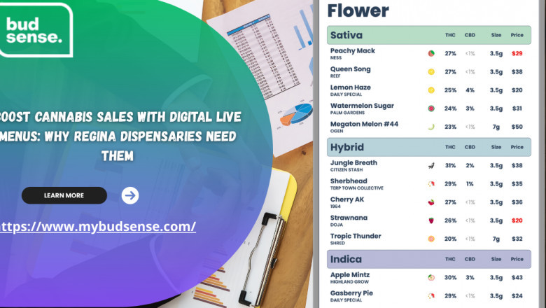 Boost Cannabis Sales with Digital Live Menus: Why Regina Dispensaries Need Them