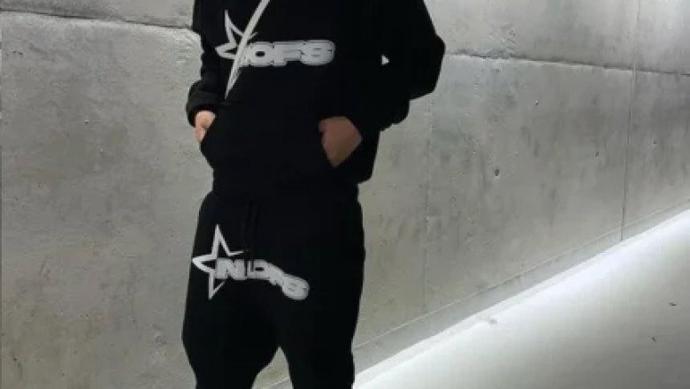Get Nofs Black On Black Tracksuit