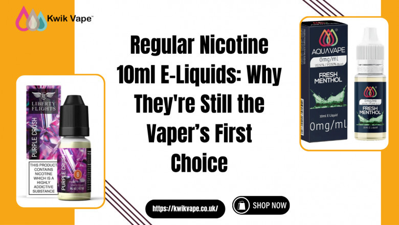 Regular Nicotine 10ml E-Liquids | Kwik Vape UK Official